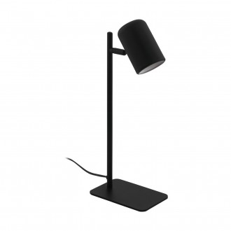 EGLO 98855 | Ceppino Eglo asztali lámpa 38cm vezeték kapcsoló elforgatható alkatrészek 1x GU10 345lm 3000K fekete, fehér