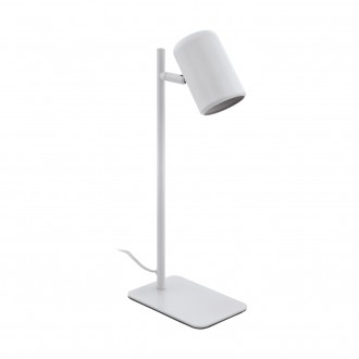 EGLO 98856 | Ceppino Eglo asztali lámpa 38cm vezeték kapcsoló elforgatható alkatrészek 1x GU10 345lm 3000K fehér