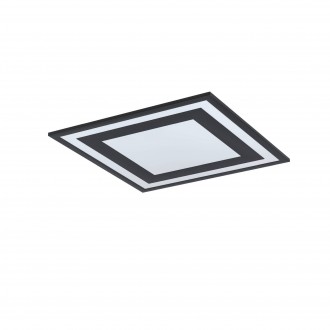 EGLO 99038 | Savatarila Eglo mennyezeti LED panel négyzet 1x LED 2900lm 4000K fekete, fehér