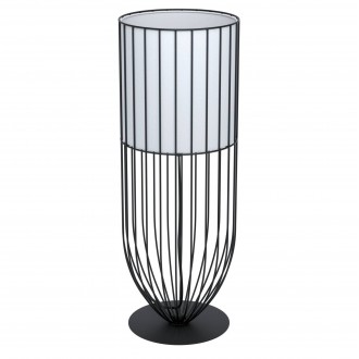 EGLO 99101 | Nosino Eglo asztali lámpa 58cm vezeték kapcsoló 1x E27 fekete, fehér