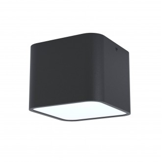 EGLO 99283 | Grimasola Eglo mennyezeti lámpa kocka 1x E27 fekete, fehér