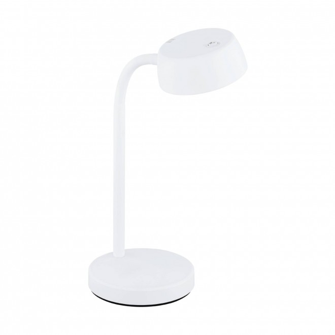 EGLO 99334 | Cabales Eglo asztali lámpa 34cm kapcsoló flexibilis 1x LED 500lm 3000K fehér, fekete