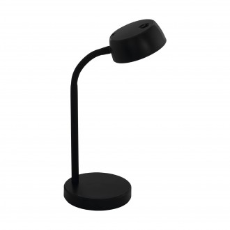 EGLO 99335 | Cabales Eglo asztali lámpa 34cm kapcsoló flexibilis 1x LED 500lm 3000K fekete