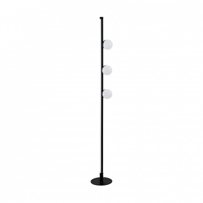EGLO 99378 | Phianeros Eglo álló lámpa 140cm taposókapcsoló 1x LED 1390lm + 1x LED 389lm 3000K fekete, fehér