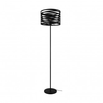EGLO 99507 | Cremella Eglo álló lámpa 151cm taposókapcsoló 1x E27 fekete