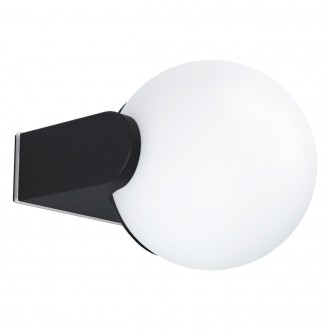 EGLO 99572 | Rubio Eglo fali lámpa 1x E27 IP44 antracit, fehér