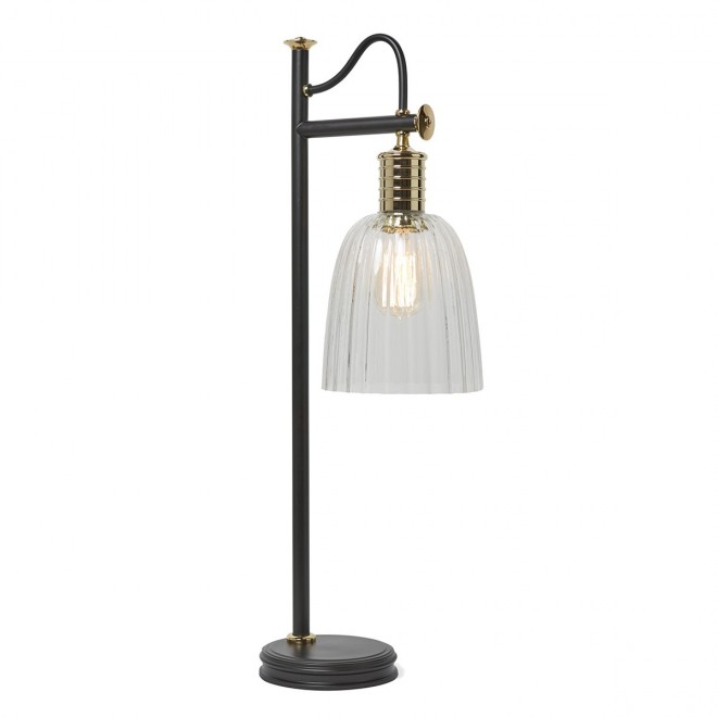 ELSTEAD DOUILLE-TL-BPB | Douille Elstead asztali lámpa 68,6cm kapcsoló 1x E27 fekete, sárgaréz