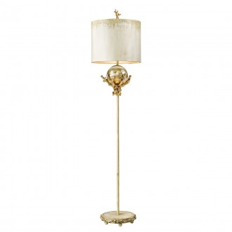 ELSTEAD FB-TRELLIS-FL | Trellis Elstead álló lámpa 161cm kapcsoló kézzel festett 1x E27 antik, antikolt arany