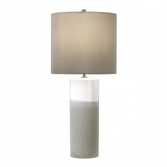 ELSTEAD FULWELL-TL | Fulwell Elstead asztali lámpa 68cm kapcsoló 1x E27 fehér, sötétszürke, szatén nikkel