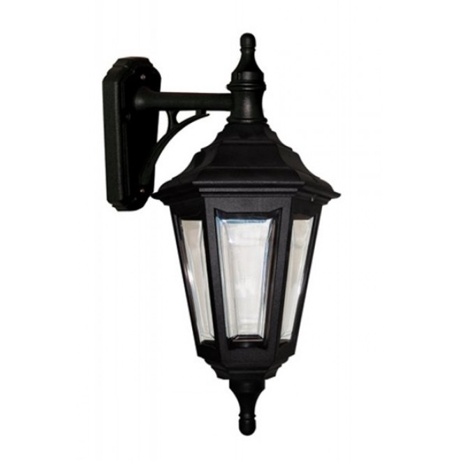 ELSTEAD KINSALE-WALL | Kinsale Elstead falikar lámpa tengerpartra tervezve 1x E27 IP44 UV fekete, átlátszó