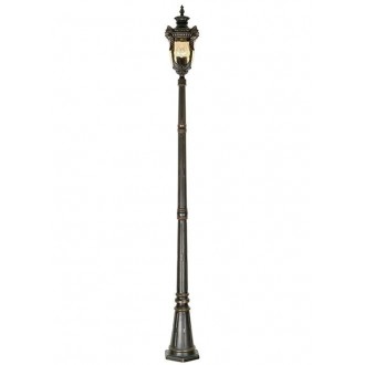 ELSTEAD PH5-L-OB | Philadelphia Elstead álló lámpa 237cm 3x E14 IP44 antikolt bronz, borostyán