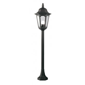 ELSTEAD PR5-BLACK | Parish Elstead álló lámpa 104cm 1x E27 IP44 fekete, átlátszó