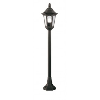 ELSTEAD PRM5-BLACK | Parish Elstead álló lámpa 95cm 1x E27 IP44 fekete, átlátszó