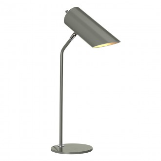 ELSTEAD QUINTO-TL-GPN | Quinto-EL Elstead asztali lámpa 57,5cm vezeték kapcsoló elforgatható alkatrészek 1x E27 szatén nikkel, sötétszürke