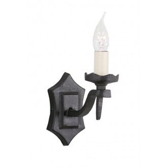 ELSTEAD RY1B-BLACK | Rectory Elstead falikar lámpa 1x E14 fekete, elefántcsont