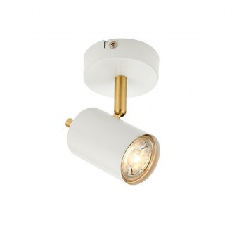 ENDON 59931 | Gull Endon spot lámpa elforgatható alkatrészek 1x LED 345lm 2700K súrolt arany, matt fehér