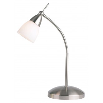 ENDON 652-TLSC | Range Endon asztali lámpa 22,5cm fényerőszabályzós érintőkapcsoló flexibilis 1x G9 szatén króm, fehér
