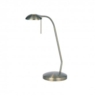 ENDON 656-TL-AN | Hackney Endon asztali lámpa 35,5cm fényerőszabályzós érintőkapcsoló flexibilis 1x G9 antikolt réz