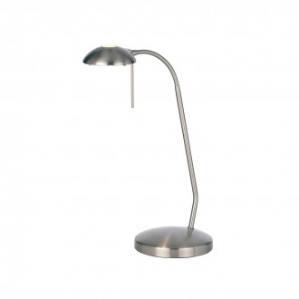 ENDON 656-TL-SC | Hackney Endon asztali lámpa 35,5cm fényerőszabályzós érintőkapcsoló flexibilis 1x G9 szatén króm
