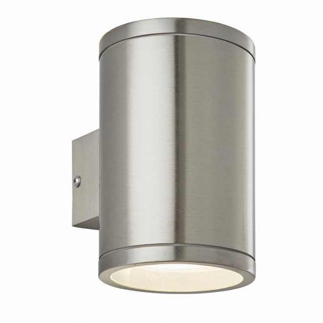 ENDON 73194 | Nio Endon falikar lámpa 1x LED 690lm IP44 nemesacél, rozsdamentes acél, átlátszó