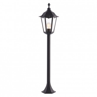 ENDON 76550 | Burford-EN Endon álló lámpa 105cm 1x E27 IP44 matt fekete, átlátszó