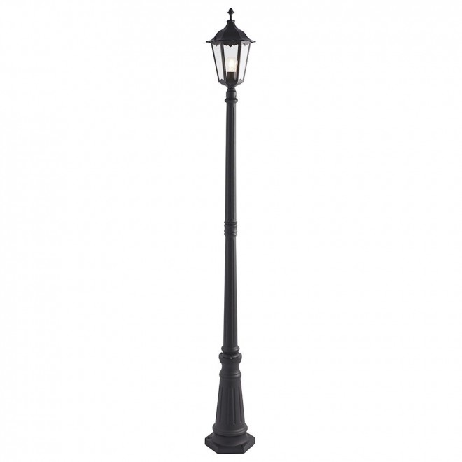 ENDON 76551 | Burford-EN Endon álló lámpa 218cm 1x E27 IP44 matt fekete, átlátszó