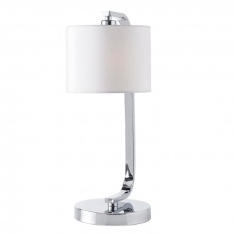 ENDON CANNING-TLCH | Canning-EN Endon asztali lámpa 41,5cm fényerőszabályzós érintőkapcsoló 1x E14 króm, fehér