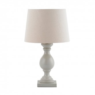 ENDON MARSHAM-TLTA | Marsham Endon asztali lámpa 48cm vezeték kapcsoló 1x E14 taupe, elefántcsont