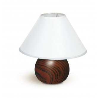 FANEUROPE I-174/01400 | Pino-FE Faneurope asztali lámpa Luce Ambiente Design 23cm kapcsoló 1x E14 natúr, fehér