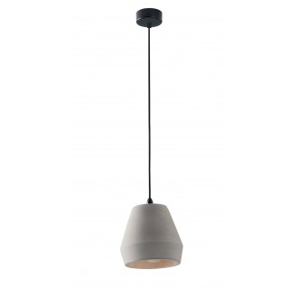 FANEUROPE I-ANDO-S18 | Ando Faneurope függeszték lámpa Luce Ambiente Design 1x E27 beton, fekete