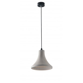 FANEUROPE I-ANDO-S22 | Ando Faneurope függeszték lámpa Luce Ambiente Design 1x E27 beton, fekete