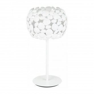 FANEUROPE I-DIONISO-LG-BCO | Dioniso Faneurope asztali lámpa Luce Ambiente Design 51cm kapcsoló 2x E27 matt fehér