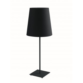 FANEUROPE I-ELVIS-L NER | Elvis-FE Faneurope asztali lámpa Luce Ambiente Design 63,5cm kapcsoló 1x E27 fekete, fehér