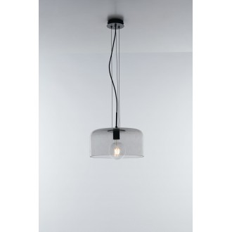 FANEUROPE I-GIBUS-S30 GR | Gibus Faneurope függeszték lámpa Luce Ambiente Design 1x E27 fekete, füst