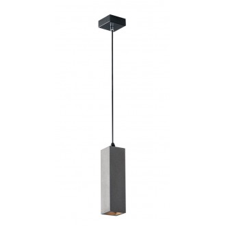 FANEUROPE I-KRUK-Q-S1 | Kruk Faneurope függeszték lámpa Luce Ambiente Design 1x GU10 beton, fekete