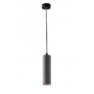 FANEUROPE I-KRUK-R-S1 | Kruk Faneurope függeszték lámpa Luce Ambiente Design 1x GU10 beton, fekete