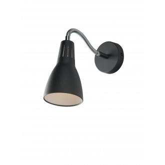 FANEUROPE I-LOGIKO-AP NER | Logiko Faneurope fali lámpa Luce Ambiente Design flexibilis 1x E14 króm, fekete, fehér