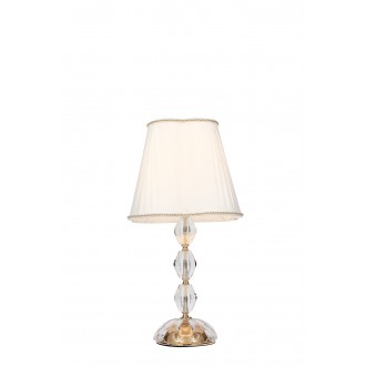 FANEUROPE I-RIFLESSO/LG1 ORO | Riflesso-FE Faneurope asztali lámpa Luce Ambiente Design 65cm kapcsoló 1x E27 arany, kristály, fehér