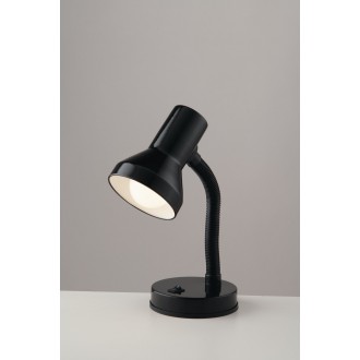 FANEUROPE LDT032-NERO | Ldt Faneurope asztali lámpa Luce Ambiente Design 34,5cm kapcsoló flexibilis 1x E27 fekete, fehér
