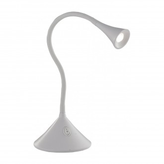 FANEUROPE LEDT-NEWTON-WHITE | Newton-FE Faneurope asztali, fali lámpa Luce Ambiente Design kapcsoló flexibilis 1x LED 240lm 4000K fehér