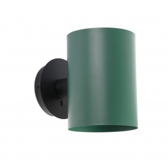 FARO 20031-81 | Guadalupe Faro fali lámpa 1x E27 fekete, zöld