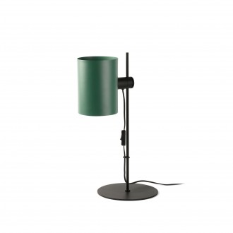 FARO 20033-81 | Guadalupe Faro asztali lámpa 55cm 1x E27 matt fekete, zöld