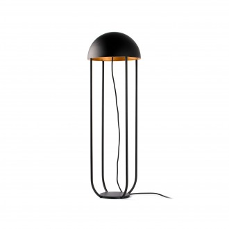 FARO 24521 | Jellyfish Faro álló lámpa 90cm 1x LED 500lm 3000K matt fekete, opál