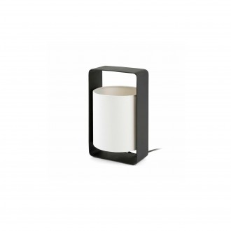 FARO 28382 | Lula Faro asztali lámpa 27cm 1x E27 matt fekete, fehér