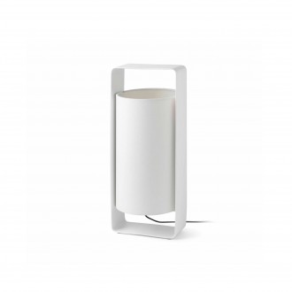 FARO 28383 | Lula Faro asztali lámpa 40cm 1x E27 matt fehér, fehér
