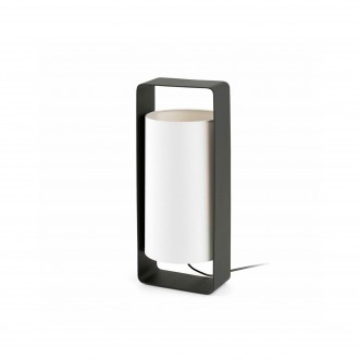 FARO 28385 | Lula Faro asztali lámpa 40cm 1x E27 matt fekete, fehér