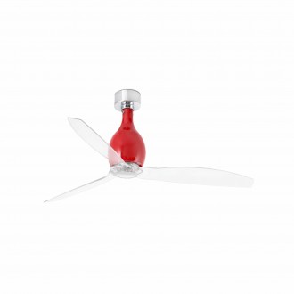 FARO 32029WP | Mini-FA Faro ventilátor mennyezeti fényes piros