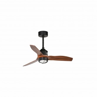 FARO 33425-10 | Just-Fan Faro ventilátoros lámpa mennyezeti 1x LED 709lm 3000K matt fekete, opál