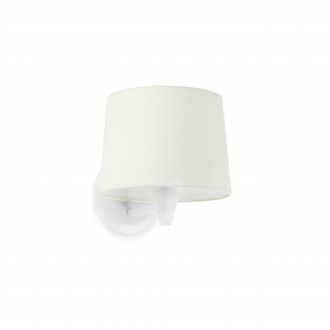 FARO 64306-01 | Conga Faro fali lámpa 1x E27 fehér, fehér