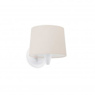 FARO 64306-02 | Conga Faro fali lámpa 1x E27 fehér, bézs